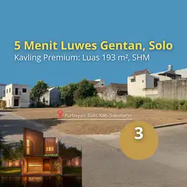 Area Purbayan Gentan: Tanah Ideal Bangun Rumah di Solo, SHM, DP Ringan