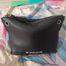 pouch kulit sapi asli ( bukan lokal)