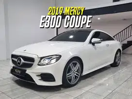 Mercedes Benz E300 Coupe AMG 2019 White on Red Black Mercy E 300 Putih