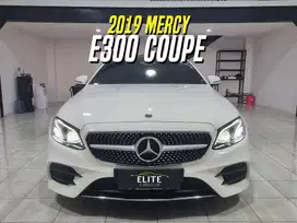 Mercedes Benz E300 Coupe AMG 2019 White on Red Black Mercy E 300 Putih