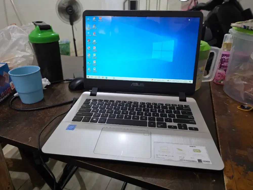 Laptop Asus VivoBook A407M Celeron N4000 UHD Ram 4GB/HDD 1TB
