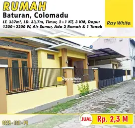 Properti Langka di Baturan Colomadu (2 Rumah + 1 Tanah)