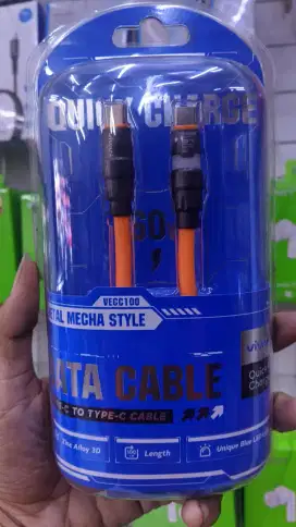 KABEL DATA TYPE-C TO TYPE-C VIVAN VECC100