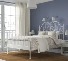 Ranjang Besi Leirvik IKEA 180x200