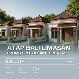 Rumah Kartasura Ala Bali 600 Jt-an SHM 15 Menit Solo Square