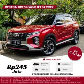 Creta Prime IVT AT 2022 Merah DP 20jt Cash Atau Kredit Terbaik SeOLX!
