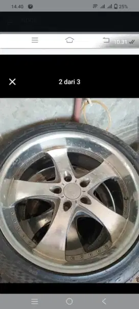 Jual velg ring 20 sama ban kondisi bagus
