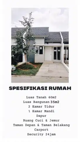 Disewakan Rumah Dekat BSD, Serpong | The River Parung Panjang