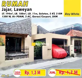 Jual Rumah Luas 5KT di Jajar Laweyan, Dekat Solo Square Mall