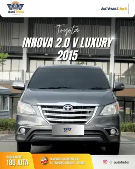 Toyota Innova V Luxury AT Bensin2015