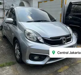 DIJUAL Honda Brio E CVT 2016 Silver – Matic Irit, Harga Menarik!