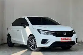 HONDA CITY HB RS CVT 2022 KILOMTER 9,200#PUTIH PLAT F