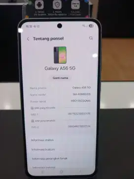 Jual Samsung Galaxy A56 8/256 Baru