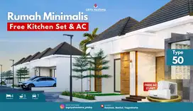 Rumah Cluster Eksklusif Ada Pos Satpam di Bangunjiwo bantul