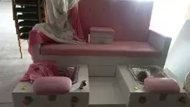 funiture nail art, bangku&bak pedikur, meja nail art, sofa,kursi