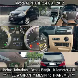 Toyota ALPHARD 2.4 G AT 2012