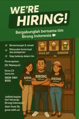 Lowongan barista