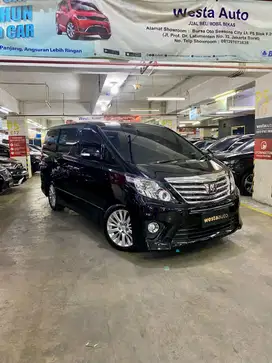 KM 77rb Toyota Alphard S AT 2014 Like New G V