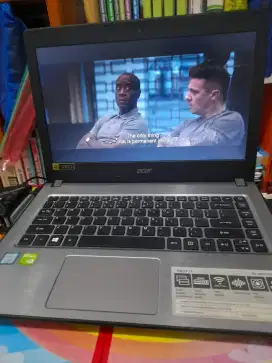 Laptop Acer Aspire e5 476g Murah Mulus RAM 12 SSD 450GB