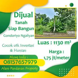 Dijual Cepat BU Tanah di Ngaliyan Semarang Kota