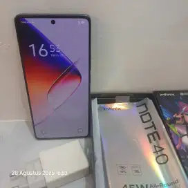 Infinix Note 40 Fullset Normal Original 8+8/256gb