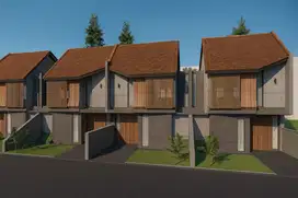 Dekat Jl. Kabupaten Sleman– Rumah Tropis 2 Lantai + Bonus Kolam Renang
