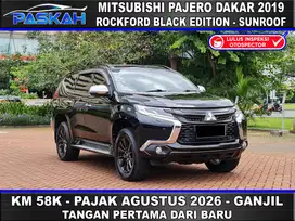 Bunga=5,5% Pajak=1TAHUN Km=58 PAJERO DAKAR ROCKFORD BLACK EDITION 2019