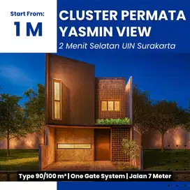Rumah Industrial Model, 2Lt Kampus UIN Kartasura, 5 menit ke Exit Toll