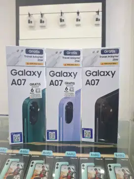 Samsung A07 4/64 4/128 Segel garansi resmi fresh