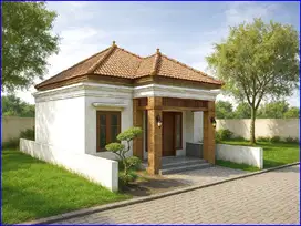 Kasihan Bantul, Jual Rumah Bali Style Type 50 Sertifikat SHM