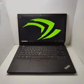 LAPTOP SLIM DUAL VGA TOUCHSCREEN LENOVO THINKPAD T480 I7 NVIDIA 32/512