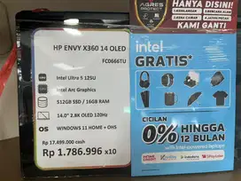 Laptop Hp Envy Promo Cicilan Bunga 0% & Free 2x Angsuran