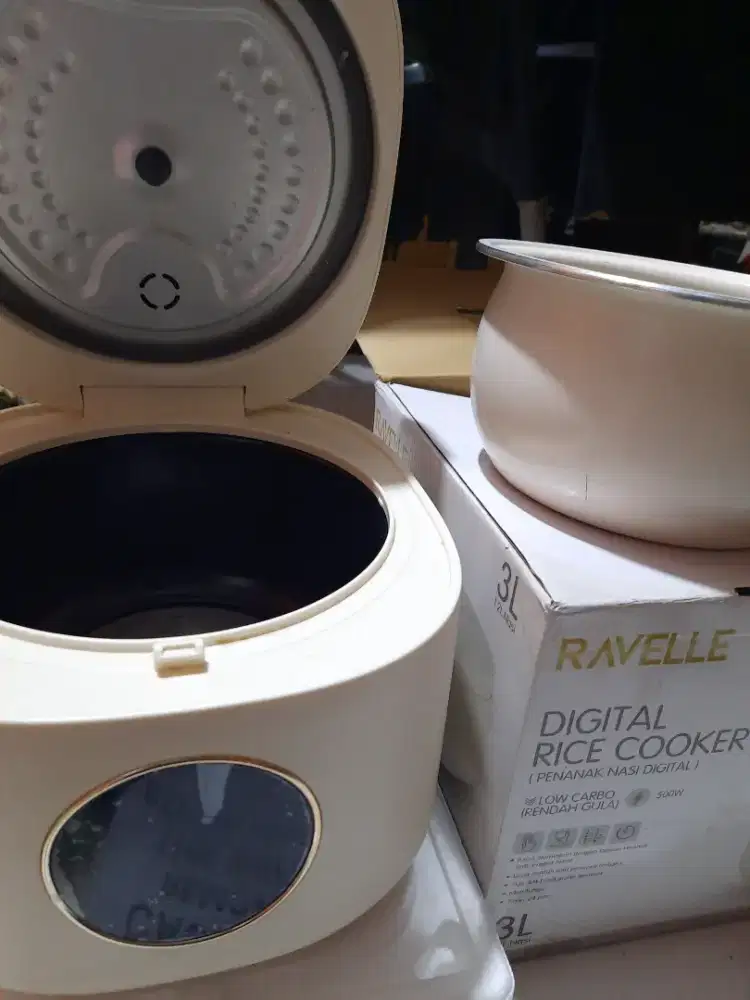 Digital rice cooker RAVALLE LOW CARBO