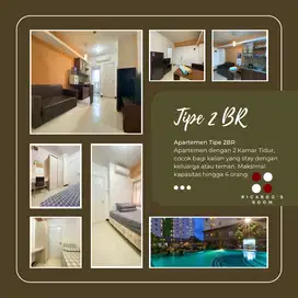 DISEWAKAN APARTEMEN 2BR FULLY FURNISHED GREEN PRAMUKA CITY