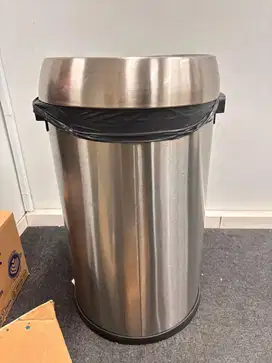 Waste Bin Round Stainless Steel