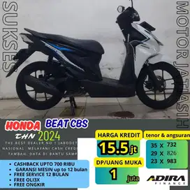 HONDA BEAT CBS LED 2024 bisa cash dan kredit