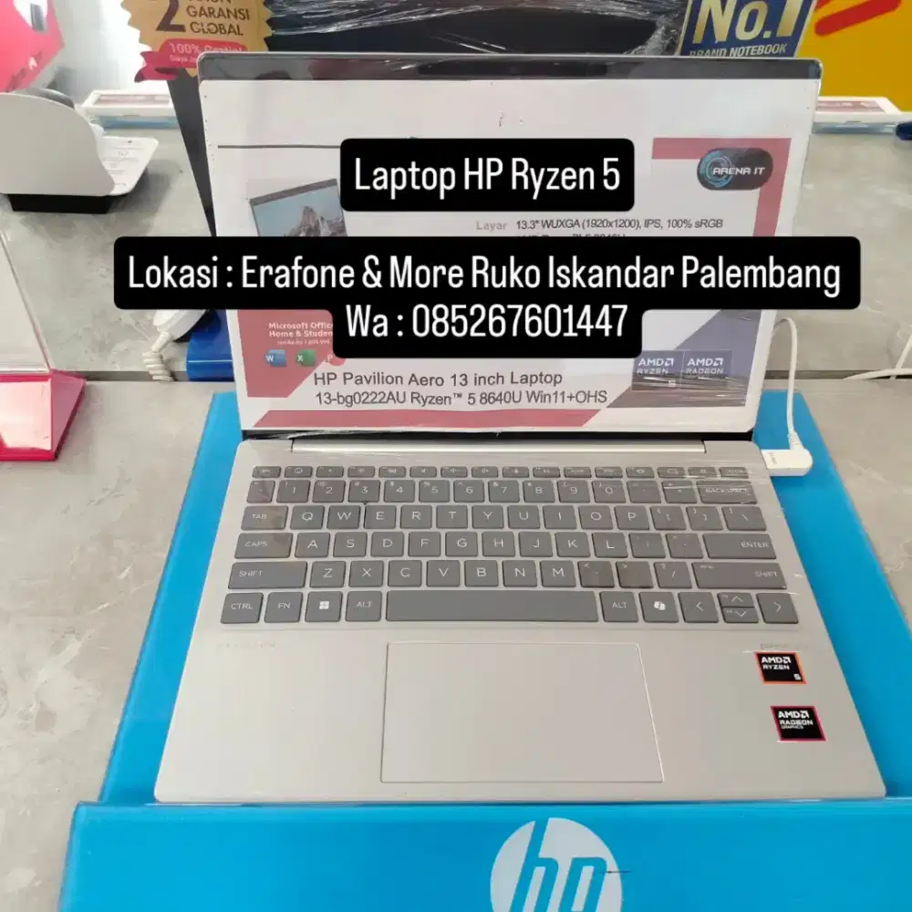 Laptop HP Pavilion Aero 13 Inch AMD Ryzen 5