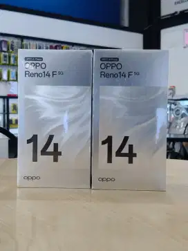 Oppo Reno 14F 5G barang baru mulus no minus