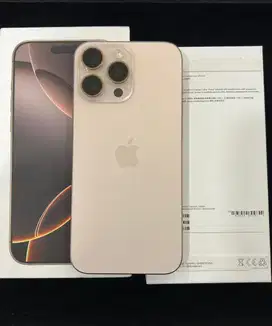 Iphone 16 Promax 256 Gb Desert Titanium Resmi Becuk Dual sim on