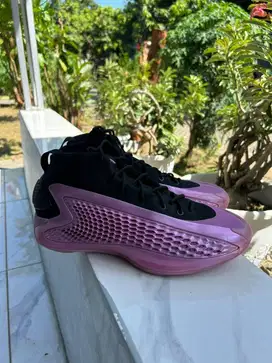 sepatu basket adidas ae 1 preloved purple size 43 original no box