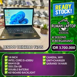 Lenovo Thinkpad T470s (second). Core i5-6300U. RAM 8 GB. SSD 256 GB