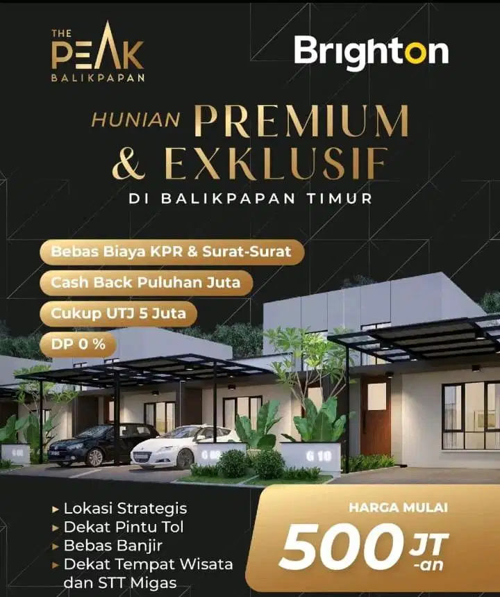 Di jual rumah tanpa DP 0% free biaya surat-surat