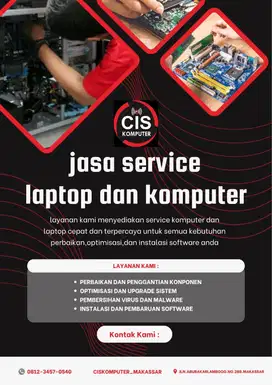LAPTOP NOTEBOOK KOMPUTER BERMASALAH/WINDOWS YANG RUSAK