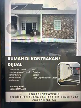 DIJUAL RUMAH SIAP HUNI STRATEGIS