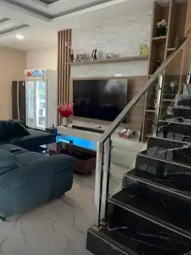 Dijual cepat rumah mewah minimalis 2 lantai siap huni di citra 2