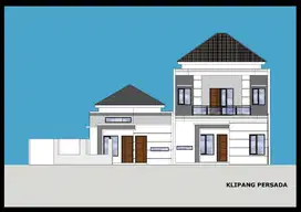 Rumah Mewah 2 Lantai SIap Bangun Murah di Klipang Persada Mas Semarang