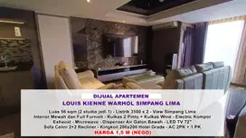 di jual apartemen louis kienne simpang lima 2 studio jadi 1