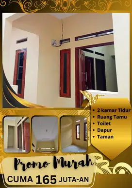 RUMAH MURAH SIAP HUNI 2 KAMAR AKSES STRATEGIS 10 MENIT DARI STASIUN