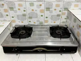 DIJUAL KOMPOR 2 TUNGKU RINAI RI-602 E TERAWAT LIKE NEW