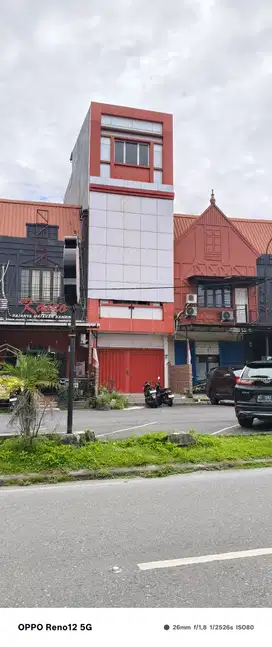 Disewakan Ruko 4 Lantai Dekat Mal Fantasi Balikpapan Baru